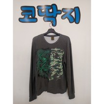 남02246 코오롱스포츠정품 라운드맨투맨 스웻티 춘추 케주얼 중고/구제 코딱지구제