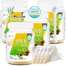 HACCP 식약처 인증 국산 진득찰 단백질 추출물 키레놀 헤스페리딘 사포닌 비타민 a 칼슘 팔라니토스 국내산 진득찰추출분말 + 슈퍼푸드.com 연자육 티백, 4세트, ( 병 200g + 1g )