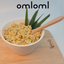 오믈오믈 강아지 화식 자연식 100g, 완벽한 영양식 닭고기 100g