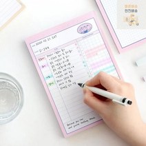 하루 스터디 플래너 노트패드 공시생 수험생 스케쥴러 데일리 위클리 먼슬리, 03 민트