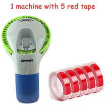 라벨기 라벨프린터 페이지 미니 블루투스 Equitper 1 기계 + dymo 12965, 12965 3d-c-5pc