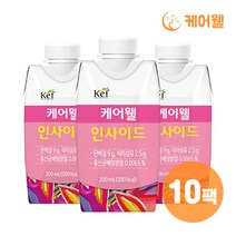 케어웰 인사이드 (200ml x 10팩) 환자식 균형영양식 식사대용, 단품, 단품