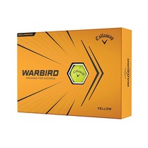 2021 캘러웨이 워버드 골프공 화이트, Prior Gen, Yellow, Yellow