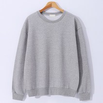 후앙스 베이직 루즈핏 기모 맨투맨 티셔츠 DLRT-6048