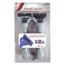 6중날 면도기 4개입, 상세페이지 참조