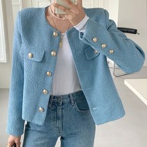 휴드 바칸느 3COLR 트위드 자켓