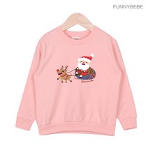 퍼니베베 X-MAS 크리스마스 맨투맨 쭈리 아동 키즈 티셔츠 X008