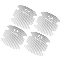 차량방충망 차박용모기장 캠핑용품자동차 도어 핸들 컵 보호 스티커 현대 I30 투싼 게츠 소나타 엘란트라, 02 4pcs Silver