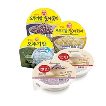 CJ 햇반 흰쌀밥 오뚜기 맛있는밥 현미밥 흑미밥 210g 12개/24개/30개 모음, 상세페이지 참조6, 오뚜기맛있는밥 36개