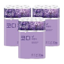 쌍용C&B 코디 라벤더 30m 30롤 x 3팩
