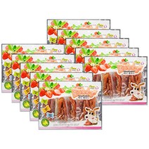버디 애견 간식 사사미 대용량 400g, 꽈배기, 10개입