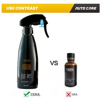 유리막코팅제 230ml 세라믹 자동차 코팅 액체 나노 기술 자동차 코팅 키트 크리스탈 소수성 보호제 비 격퇴, 없음