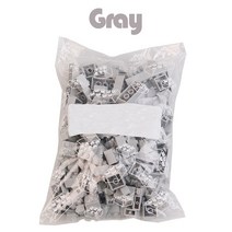중국레고 호환 테크닉 500-1500g 벌크 단색 클래식 빌딩 블록 호환 주요 브릭 브랜드 MOC DIY 시티 크리에, 05 grey_03 1500g