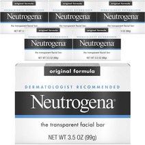 뉴트로지나 더 트랜스퍼런트 페이셜 바, 100g, 6개