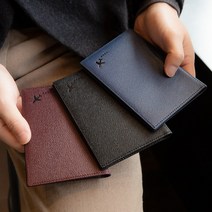 타이 소가죽 여권케이스 여행 아이템 커플