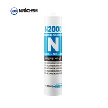 누리켐 N2000 비초산형 실리콘 낱개단위 건축용(CTG300ml), 반투명