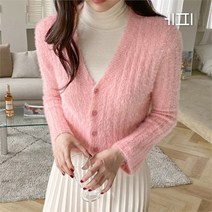 에피소드블랑 에피소드블랑 여성 가을 앙고라 크롭 가디건 5color (9054416)