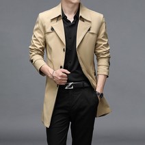 부티크 백화점 봄가을 롱 트렌치남
