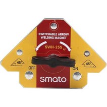 스마토 용접자석 SHW-25S 55lbs 25kg 45 90 135˚ (1EA)기자재 부품 홀더 집게 스마토 용접 공구, 본상품