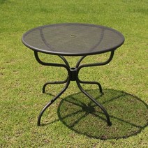 철망 라운드 650 원형 테이블 야외 정원 테라스, 색상:650원형