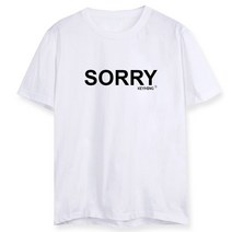 룍*큐쫰툥쾡콱쿅-키밍 쏘리 sorry 기본 반팔티 캐쥬얼 티셔츠 데일리el*f-kd^l^tm-+