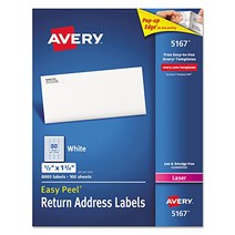 AVE5167 - Easy Peel Return Address Labels null, 1
