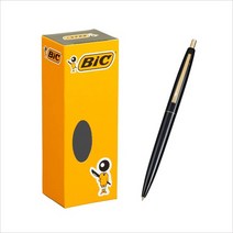 일본직발송 3. BIC 재팬 빅 유성 볼펜 클릭 골드 0.7 블랙 12자루 CFC GBLK07BLKJ B07SWDJ48R, One Size_One Color, One Size_One Color, One Color