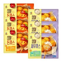 CJ 꼬마돈까스400g x 3봉+꼬마새우까스 250g x 3봉, 없음
