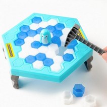 D 어린이 초등 보드게임 펭귄얼음깨기 트랩 벌칙 단체게임, 상세페이지 참조