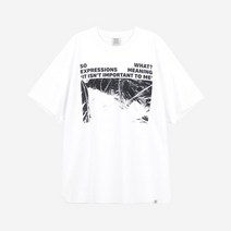 더바이닐하우스 소 왓 티셔츠 화이트 Thevinylhouse So W모자 티셔츠 White