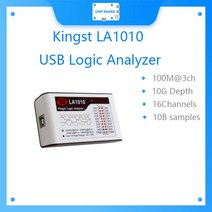 kingst la1010 usb 로직 분석기 100m 최대 샘플 속도 16채널 10b 샘플 mcu fpga 디버그 도구 영어 소프트웨어, 협력사