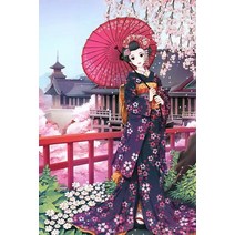 퍼즐 10000피스직소 성인용 자이언트 어른 어려운 어른 감압 포토 커스텀 포트레이트 5000 시니어 어른, 벚꽃 사랑