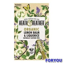 ForU990 상큼 레몬밤 앤 감초 허브차 20개 티백 농약없이, 상세페이지 참조