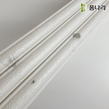꾸미 폼나라 꾸미몰딩 CM-02 액자형 폼몰딩 3단분리형 DIY 마감, 화이트, 1매
