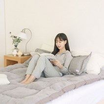 지누스토퍼 슬로우토퍼 지누스 매트리스 자가발열 사계절 웜매트