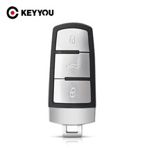 원격시동 스마트키 복사 경보기 차키 순정 버튼 자동차 KEYYOU-셸 스마트 리모트 키 케이스 포브 VW 폭스, 한개옵션0