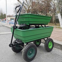 전동수레 그린웍스 가든카트 40V 전동수레 농업용 전기 충전 리어카 운반차 여성농업인 핸드카트, 대형 녹색 팁