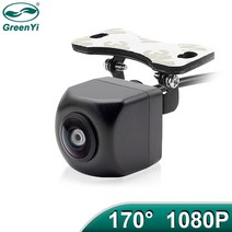 사이드블랙박스 화물차 3채널 블랙박스 Greenyi 170 ° ahd 1080p 차량 후면보기 카메라 자동차 역방향 블랙 어안 렌즈 야간 투시경 방수 유니버설 호환, e-ahd1080p-175deg