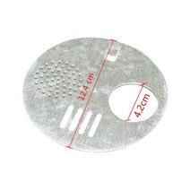 2 Pcs 양봉 금속 둥지 문 라운드 단일 꿀벌 출구 하이브 환기 입구 게이트 도구 장비 용품, [02] 03651