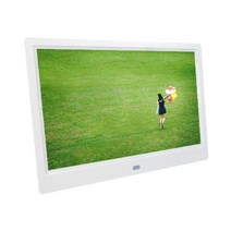 전자액자 디지털사진액자 메뉴보드 10 인치 화면 LED 백라이트 HD 1024*600 디지털 사진 프레임 전자 앨범, 02 WHITE_03 영국 플러그