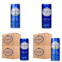 일화 초정탄산수 250ml 60캔 60개 라임 플레인 초정리 대용량