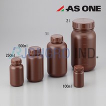 [ASONE/애즈원] HDPE 광구병 250ml / 2-5077-02