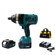 [에이치원] 1600NM 하이토크 임펙 렌치 고급형 산업용 임펙렌치, SET B(임펙렌치+4A 배터리 2개+고속 충전기), 1개