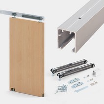 슬라이딩 도어 레일 DBT 롤러 부속세트, 레일선택, 천정형레일 2M(부속별도)