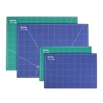 커터칼 작업 고무판 커팅매트 녹색 A2 스크래치보호 휴대용제도판 컷팅매트 건축기사 미술실기 조경기능사