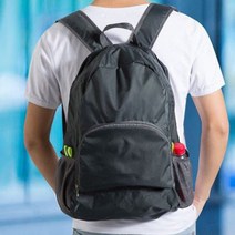 PKFARM 1+1 휴대용 접이식 방수 백팩 캠핑 등산 보조가방, 1+1세트, 그레이