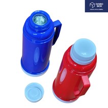 다방 커피 보온병 보냉 420ml 업소용 빨강 파랑, 파랑(450ml)