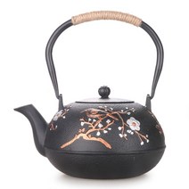 주물 주전자 다실 장식 찻집 무쇠 차포트 다기 차 전통 가정용 감성, 희상쌍철묘1.2L