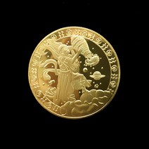 화폐수집 동전수집 주화 12 별자리 금화 물병 기념 동전 행운을 빌어 요 Collectible 선물, 한개옵션0