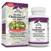 Terry Naturally Healthy Cholesterol with Amla 테리 네츄럴스 암라 인디안 구스베리 비건 60정